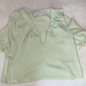 Light green flows top